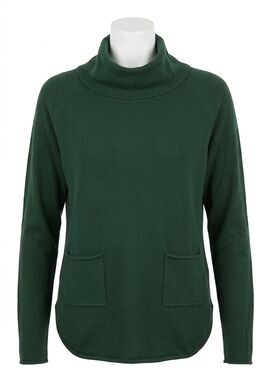 NEW FDJ cowl neck sweater in spruce